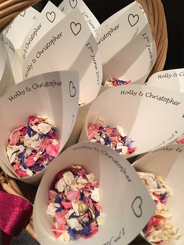 Personalised Confetti Cones